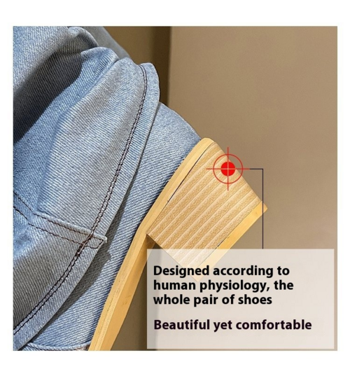 Velvexa™ – High Heel Denim Stretch Boots